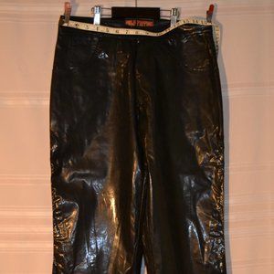 Pulp fiction Black vinyl pants 32-33